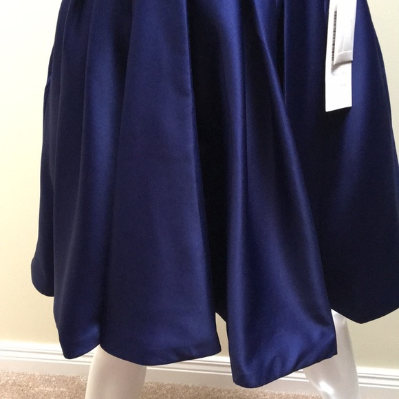 Never worn! Midnight Blue strapless Cocktail Dress - Picture 3 of 4